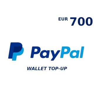 PayPal Wallet 700 EUR Top Up Key 101
